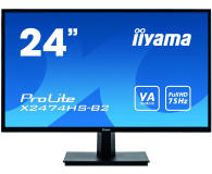 IIYAMA 23.6'' ProLite X2474HS-B2 Czarny - 506641 - zdjęcie 1